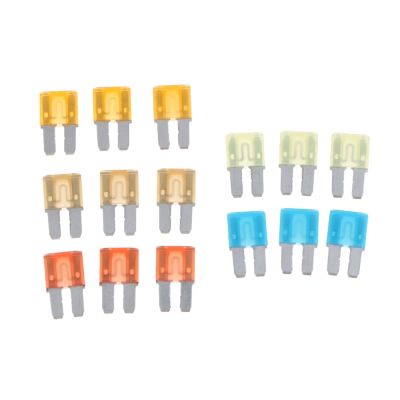 15Pcs ฟิวส์5A 7.5A 10A 15A 20A 5ขนาด Micro 2 ATR Audio Assorted สำหรับรถยนต์ RV