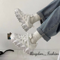 Kingdom_Fashion ยอดนิยม รองเท้าผู้หญิง รองเท้าผ้าใบ รองเท้าสุขภาพ รองเท้าแฟชั่น FLD2390MVL 37Z230911