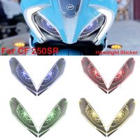 Motorcycle Headlight Sticker For CFMOTO CF 250SR 250 SR CF250 SR Decals Head Light Pegatinas 3D Guard Head Light Protection