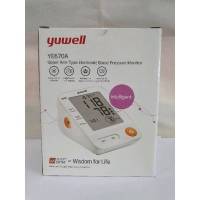 เครื่องวัดความดันโลหิตดิจิตอล YUWELL รุ่น YE 670A เครื่องศูนย์ไทย ประกัน5ปี ผ้าพันแขนไซส์ ใหญ่