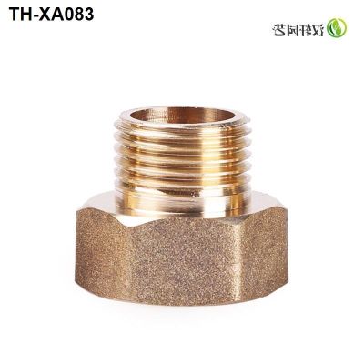 ◇ Han xuan garden full copper 4 points 6 thickening extension of the inside and outside wire connector 1 inch diameter change