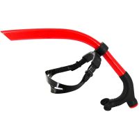 2X Silicone Swimming Front Breathing Tube Diving Training Adults Snorkel Diving Tube Swimming Scuba Diving Equipment,Red