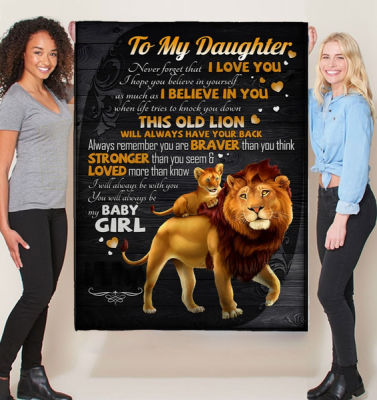 Daughter Blanket To My Daughter Never forget That I Love You Singa Premium Blanket gift Mom Dad for my daughter