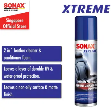 SONAX Leather Care Foam - car leather cleaner, car seat cleaner
