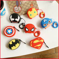 3D Marvel Spider Captain Iron Man Batman Superman หูฟังสำหรับ AirPods Air Pods 1 2 3 Pro ป้องกันกล่องหูฟัง-hsdgsda