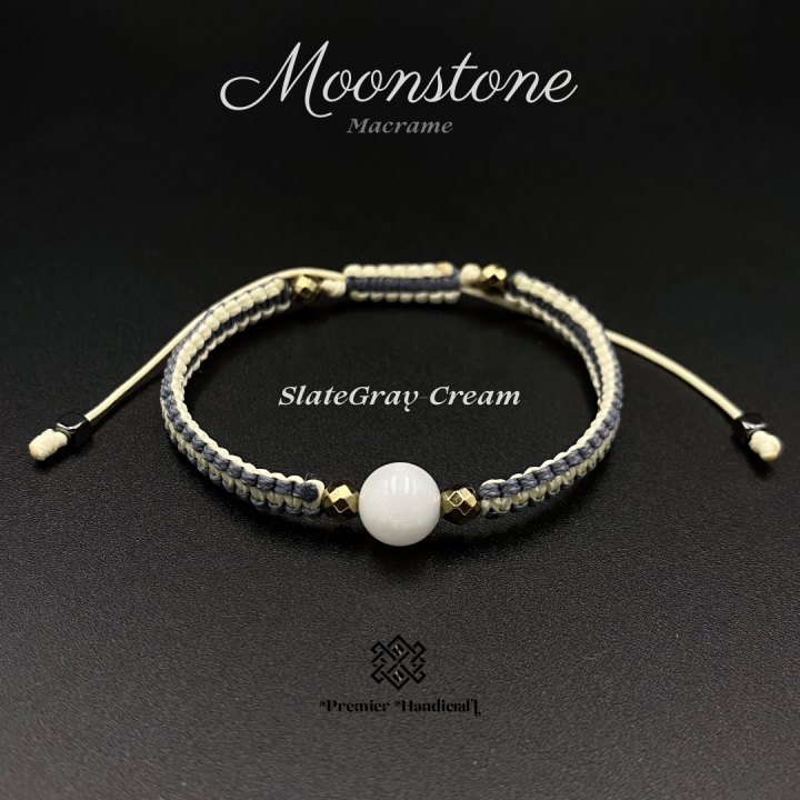 moonstone-macrame-สร้อยข้อมือหินนำโชคเชือกถัก-กำไลข้อมือหินนำโชคเชือกถัก-บันดาลใจ-หยั่งรู้-กตัญญู-handmade-stone-bracelet-เชือกถักข้อมือหินมงคล