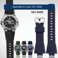 ◙☂ สายซิลิโคนสำหรับสาย Casio G-SHOCK Heart of steel GST-B400 series ยางเรซิ่นแบบนูนอุปกรณ์เสริมกันน้ำสำหรับผู้ชาย