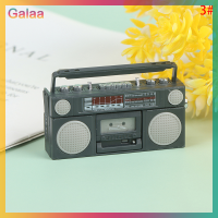 Galaa 2 1:12บ้านตุ๊กตาโมเดลวิทยุเครื่องเล่น MP3เฟอร์นิเจอร์ตกแต่งตุ๊กตาของเล่น