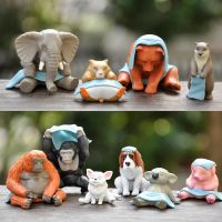 (Baixiang Flower City)   ✼﹉ New Japanese Style Of The Second Generation Sauna Animal Elephant Orangutan Koala Fox Cute Cartoon Dolls Furnishing Articles Blind Box