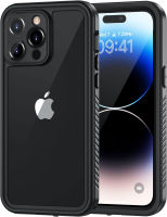 Lanhiem for iPhone 14 Pro Max Case, IP68 Waterproof Dustproof Shockproof 14 Pro Max Case with Screen Protector, Full Body Protective Front and Back Cover for iPhone 14 Pro Max, 6.7 inch (Black) for iPhone 14 Pro Max Black