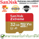 SanDisk Extreme microSDXC SDSQXAF 32GB A1 C10 UHS-I Micro SD Memory Card ของแท้ ประกันศูนย์ Limited Lifetime Warranty