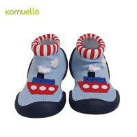 รองเท้าเด็กหัดเดิน Komuello ลาย Marine Tube รองเท้าเด็กอ่อน Baby Shoes รองเท้าเด็กชาย รองเท้าเด็กผู้หญิง รองเท้าถุงเท้า