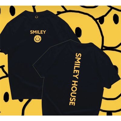 เสื้อสกรีนหน้า-หลัง SMILEY HOUSES-5XL