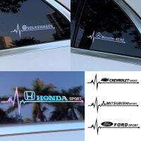 สติกเกอร์ตกแต่งหน้าต่างสามเหลี่ยมสำหรับรถยนต์,สติกเกอร์ตกแต่งสำหรับ Honda BMW Ford Chevrolet Mitsubishi KIA Suzuki Volkswagen Mercedes-Ben