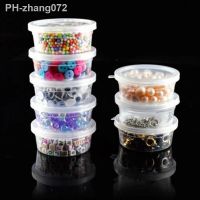 20PCS Foam Ball Round Clear Box Container With Lid Slime Clay Storage Jar Sealed