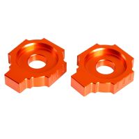 Motorcycle Rear Axle Spindle Chain Adjuster Blocks Tensioner For KTM 125 200 390 Duke 2011-2018 RC125 RC200 RC390 2014-2018