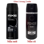 UK Xịt nước hoa toàn thân AXE Black 150ml hương Nồng nàn - khử mùi nam