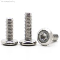 304 Stainless Steel Large Flat Hex Hexagon Socket Head Allen Screws Furniture Screw Connector Joint Bolt M3 M4 M5 M6 M8