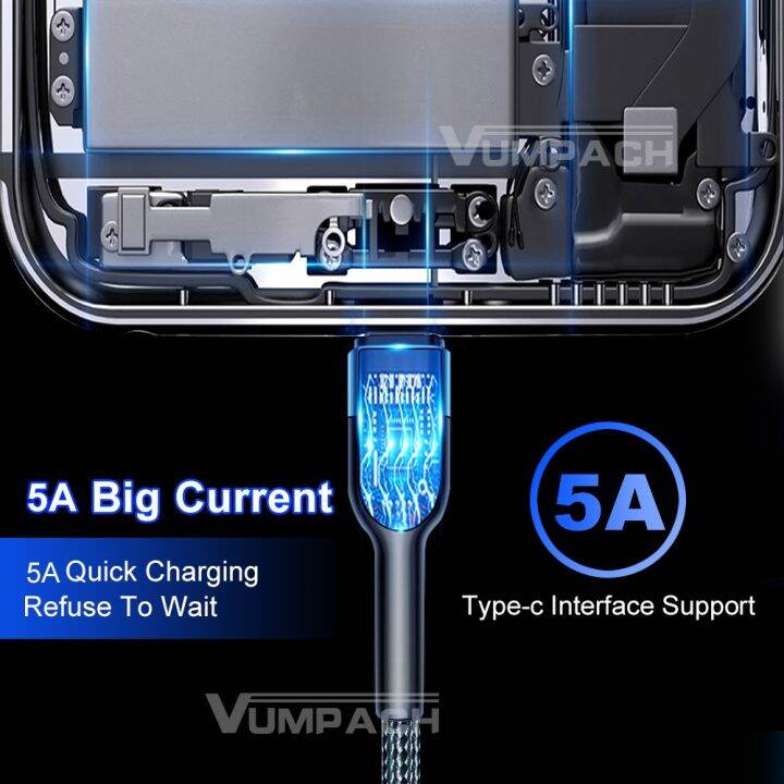 hot-ruxmmmlhj-566-สาย-usb-type-c-สายชาร์จเร็วสายดาต้าสายชาร์จแบตเตอรี่-c-สำหรับ-samsung-s21-a51-xiaomi-mi-สายเรดหมี่หัวเว่ย10เส้น