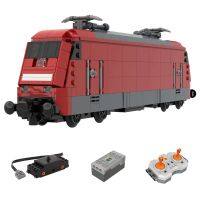 Authorized MOC-78330 708Pcs 6wide Dynamic DB BR 101 - Electric Locomotive Inter City Express Model Small Particles Bricks Set