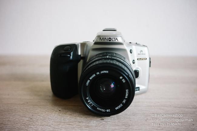 ขายกล้องฟิล์ม-minolta-a303si-super-serial-91803754-พร้อมเลนส์-sigma-28-70mm