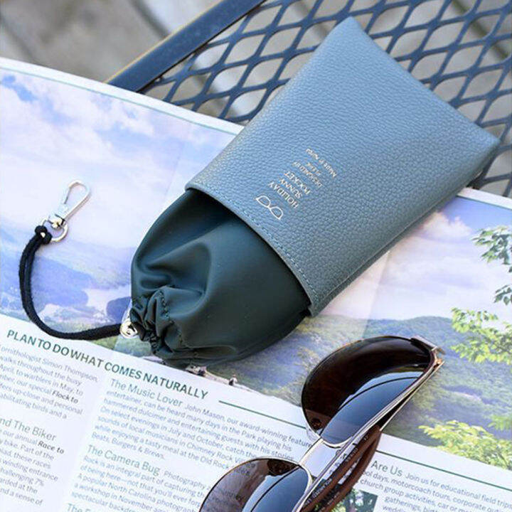 Durable Leather Eye Glasses Sunglasses Hard Case Convenient Lightweight  Protector Box Solid Color Pouch Bag Easy To Carry - Eyewear Cases & Bags -  AliExpress