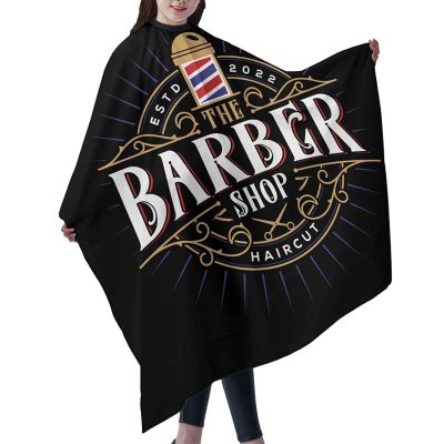 ‘；【。- 2023 New Barber Haircut Cloth Waterproof Salon Gown Adjustable Closure Hairdressing Apron Antistatic Hairdresser Capes