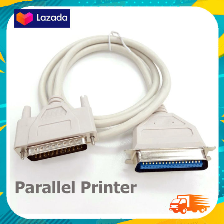 สายปริ้นเตอร์-cable-parallel-printer-db25-เครื่องพิมพ์-สายเส้นใหญ่