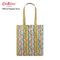 Cath Kidston Shiny Bookbag with Gusset Sweet Pea Yellow กระเป๋า กระเป๋าถือ กระเป๋าสีเหลือง กระเป๋าแคทคิดสตัน