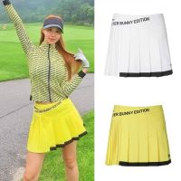 [COD] Korean Ladies Skirt and Stitching Color Temperament Anti-slip Pleated