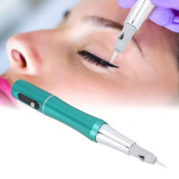 Microblading Machine Professional อลูมิเนียมอัลลอยด์ คิ้ว Lip Eyeliner Tattoo Machine ปากกา EU Plug 100‑240V