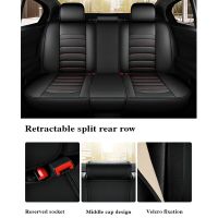 WZBWZX Leather Universal Car Seat Covers Full Coverage For MG 3SW MG3 MG5 MGZS MG7 RX5 GS HS Accessories Available Protector