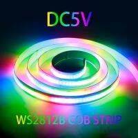 สีสัน RGB COB Led Strip ความหนาแน่นสูง SK6812 332LED M LED Light Magic Digital Addressable LED เทปคล้าย WS2812B DC5V *