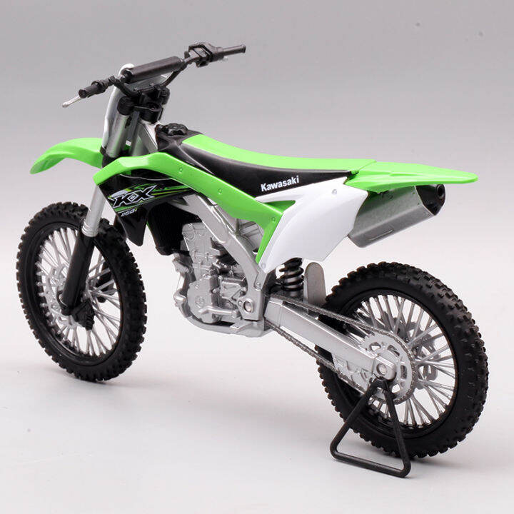 welly-1-10-kawasaki-kx250f-รถจักรยานยนต์โลหะผสม-die-casting-racing-รถจักรยานยนต์รุ่นของเล่น-off-road-รถจักรยานยนต์ของเล่น-collection-gift