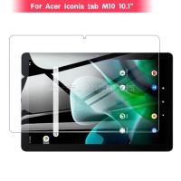 Acer Iconia Tab ฟิล์มป้องกันสำหรับกระจกเทมเปอร์ใหม่ M10 Acer Iconia Tab นิ้วแผ่นป้องกันหน้าจอแท็บเล็ตขนาด10.1นิ้ว M10