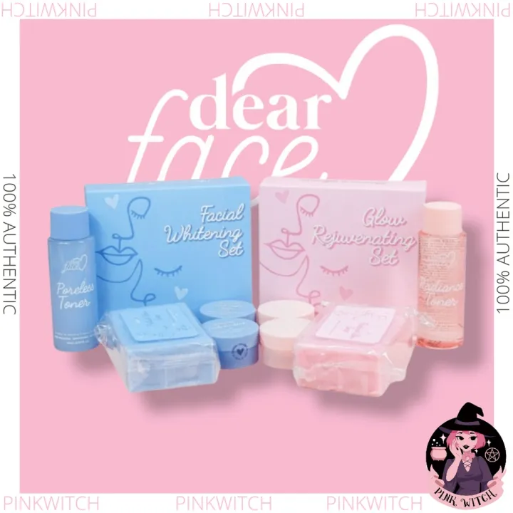 ORIGINAL Dear Face Glow Rejuvenating set or Facial Whitening Set