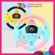 Vô lăng đồ chơi cho bé có đế hít xoay 360 độ với 8 chức năng âm thanh ô tô