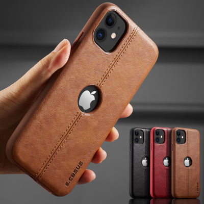 For iPhone 11 11 Pro 12 Pro Max Case New SLIM Luxury Leather Back Case Cover For iPhone 12 XR XS MAX 8 7 6 Plus Shockproof Case