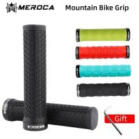 MEROCA Mtb Cuffs Handles For Bicycle Mountain Bike Grips Rubber Sponge Handlebar Cover Ergonomic Lock On Cycling Grips With Plug Handlebars