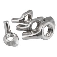 [A TOOL] 10pcsM4 M5 M6Wing ถั่ว DIN315สแตนเลส304มือ TightenWingnutNut Ingot 2 Claw ถั่ว