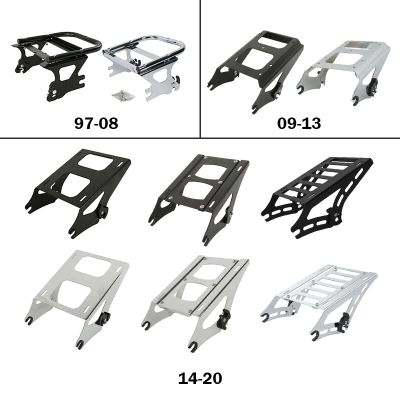 Motorcycle Two Up Mounting Luggage Rack Docking Kits For Harley Tour Pak Touring 97-22 Road Electra Street Glide FLHR FLHX FLTRX