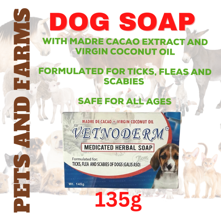 VETNODERM MEDICATED HERBAL SOAP MADRE CACAO + VIRGIN COCONUT OIL FOR