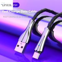 LFYE5L พาวเวอร์แบงค์ 1เมตรค่ะ สายไมโครยูเอสบี สายชาร์จข้อมูล USB Type C สาย Micro USB สายชาร์จเร็วแบบ5A สายดาต้า สาย USB Type C สายชาร์จเร็ว