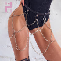 B.cyqz Goth Harness ผู้หญิงโซ่เซ็กซี่ชุดชั้นใน Bdsm Garter เข็มขัด Punk เร้าอารมณ์สายรัดหน้าอก Fetish Suspenders