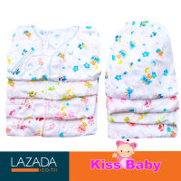 KISSBABY ชุดเซ็ต เสื้อผ้าเด็กแรกเกิด สำหรับเด็กแรกเกิด - 6 เดือน มีแบบ 6 และ 4 ชุดให้เลือก