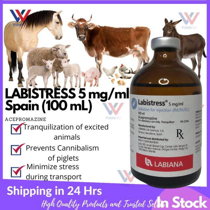 Labistress I.njectable Spain for Livestock acepromazine 100ml Lazada PH