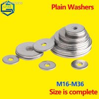 ☢ Plain Washers M16-M36 304 Stainless Steel Gasket Metal Screw-flat Washer GB97 Extra Thick