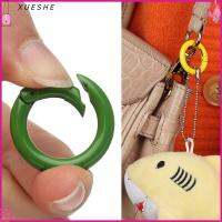 XUESHE 5pcs 2.45 ซม. 13 สี ตะขอโลหะผสมสังกะสี ทริกเกอร์แบบกลม คลิปหนีบสแน็ป Spring O-Ring Buckles Carabiner Purses Handbags หัวเข็มขัด