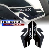 3D Motorcycle Resin Epoxy Sticker Side Tank Pad Anti Scratch Decal Non-slipTankPad For BENELLI TRK 502 X TRK502 2017 - 2023