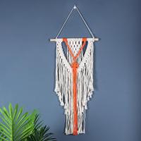 พรมทอทอ Bhuuno แขวนผนังแบบทอ Macrame เครื่องประดับ Boho เชือกทำมือเก๋ไก๋พู่ Macrame ตกแต่งศิลปะบนผนังสำหรับงานเลี้ยงห้องอนุบาลสำนักงาน